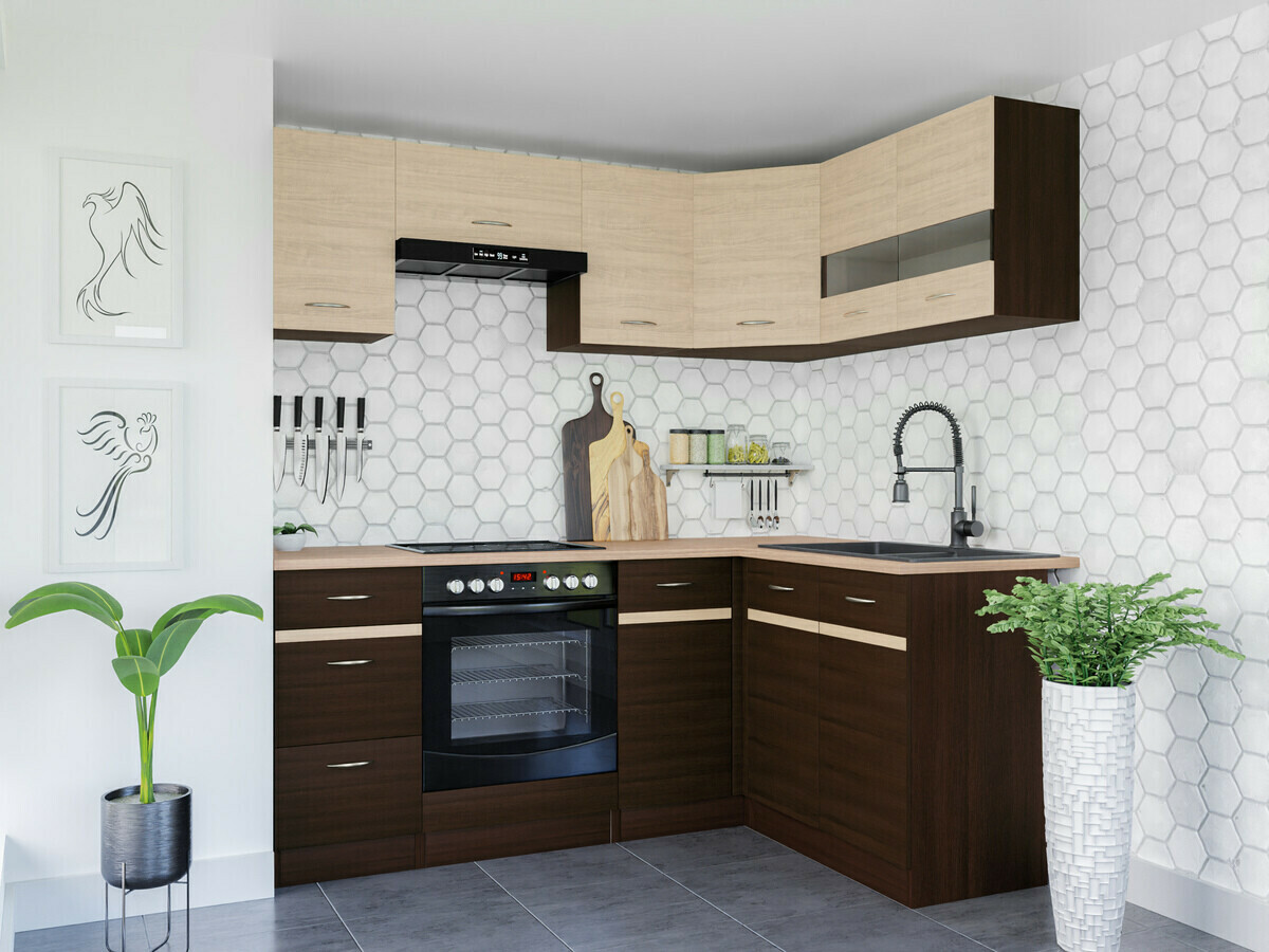 Kolekcija kuhinja Eli Dark