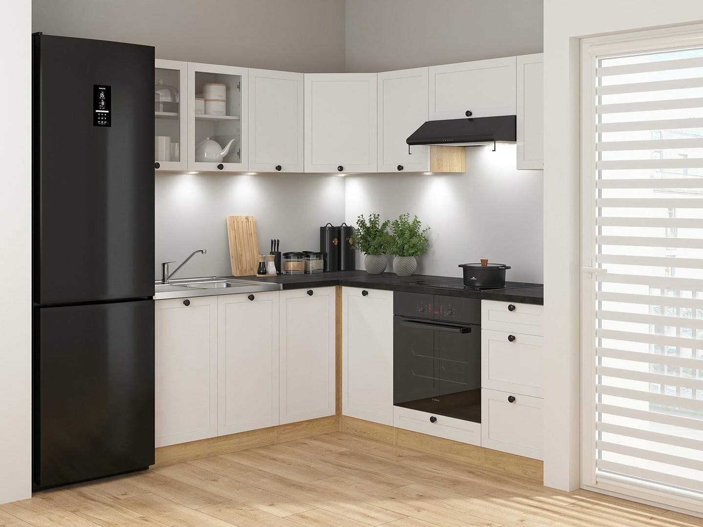 Kolekcija kuhinje Classic White Oak