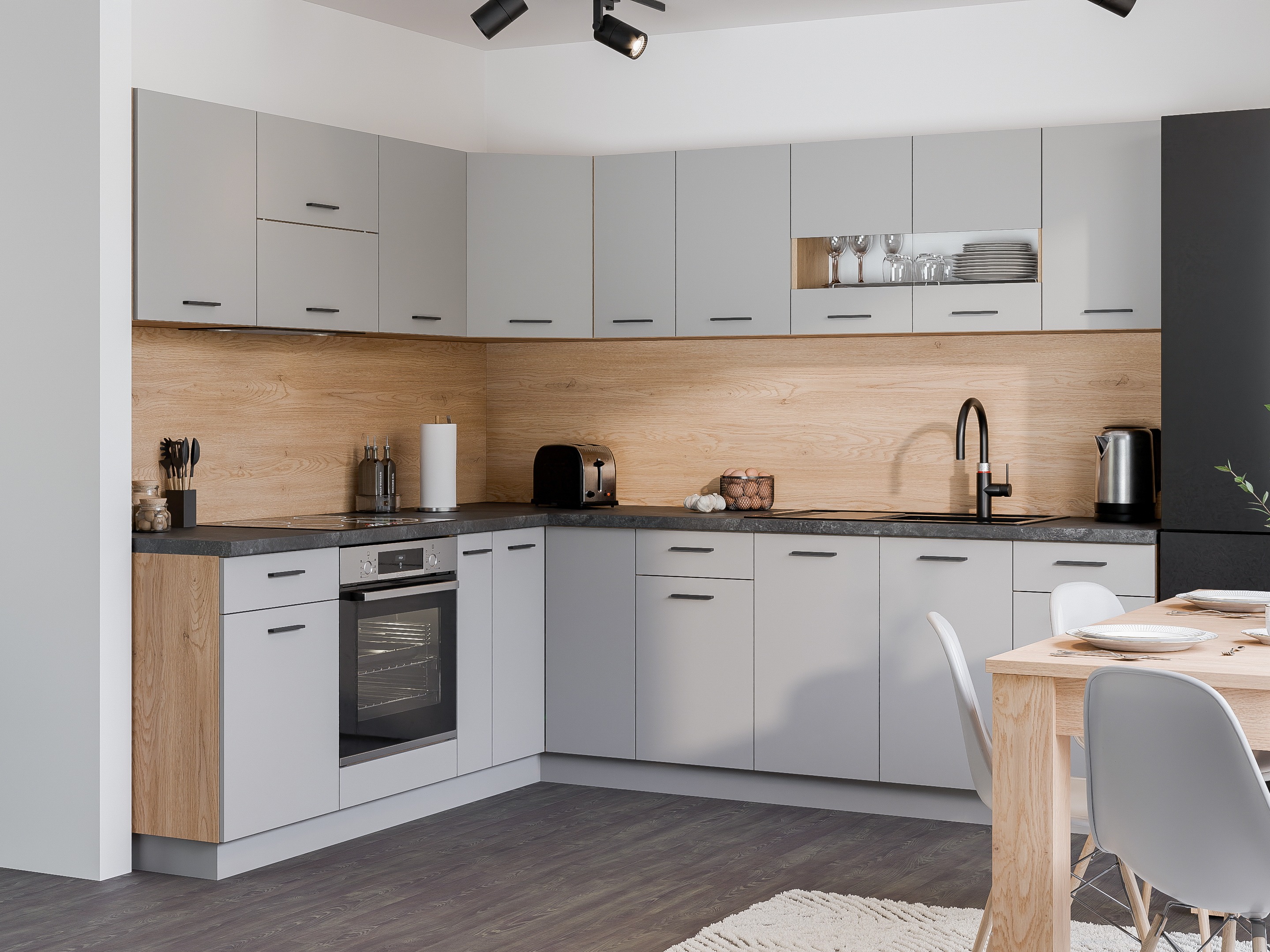 Kolekcija kuhinja Ati Grey