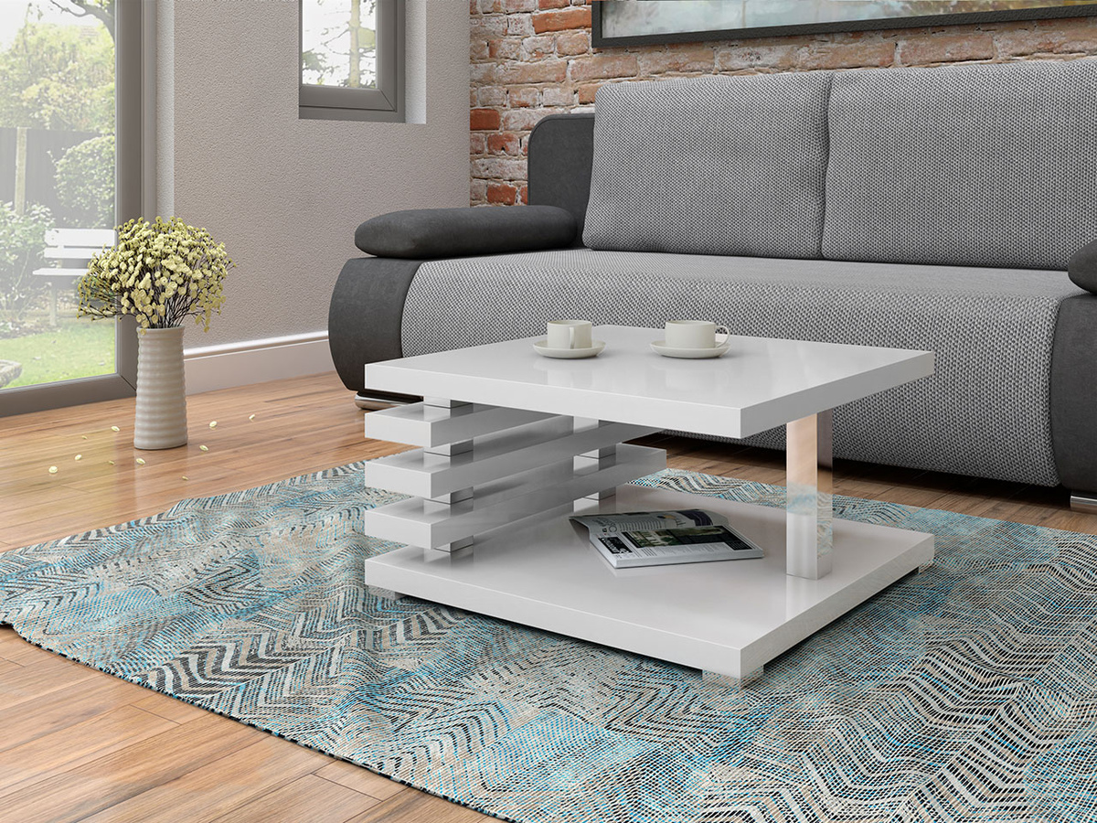 Stočić za kafu Goodyear 122 (Sjajno belo)