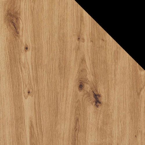 Set za kućnu kancelariju Baltesi 116 (Zanatski hrast + Crno)