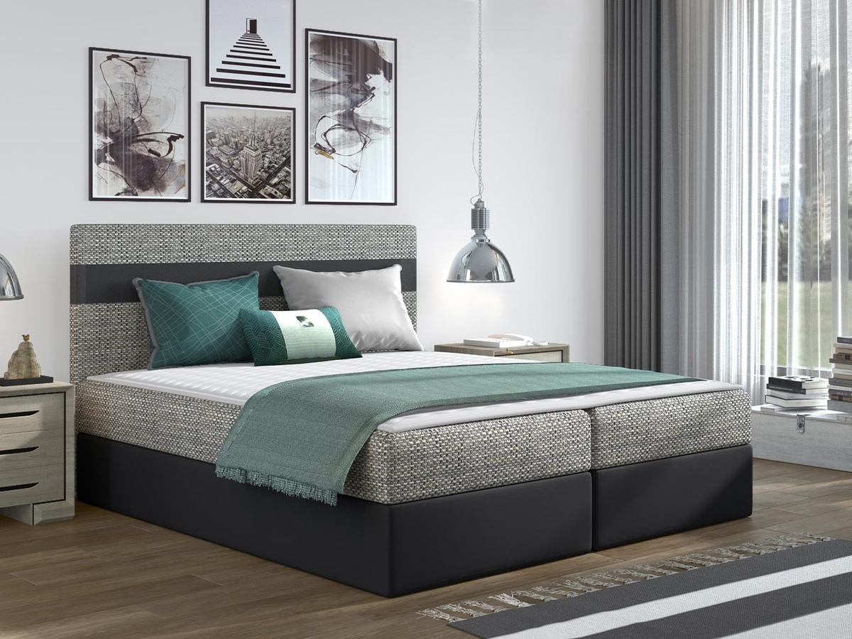 Boxspring krevet Memphis 101 (Lawa 05 + Soft 011)