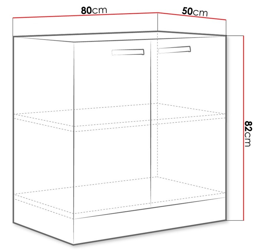 Modularni ormar sa vratima Multi Cream 112