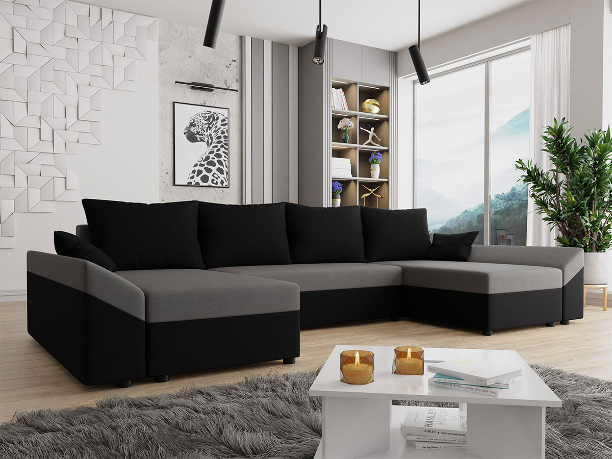 Ugaona sofa Memphis 105 (Alova 04 + Alova 36)