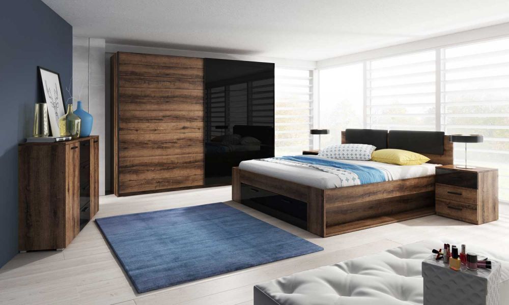 Ormar Levruvu 105 (Manastirski hrast + Crno)