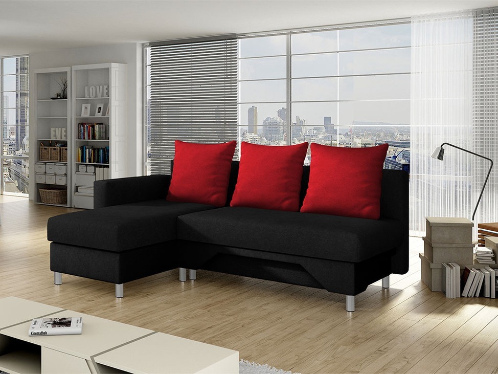 Ugaona sofa Akron 100 (Suedine 1 + Suedine 3100)