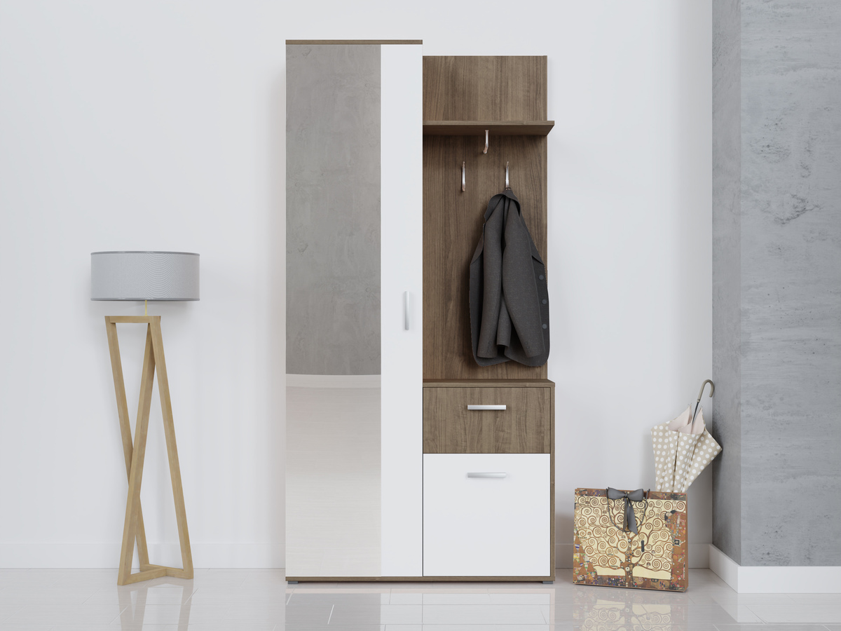 Set za hodnik Stanton 103 (Trufel + Belo)