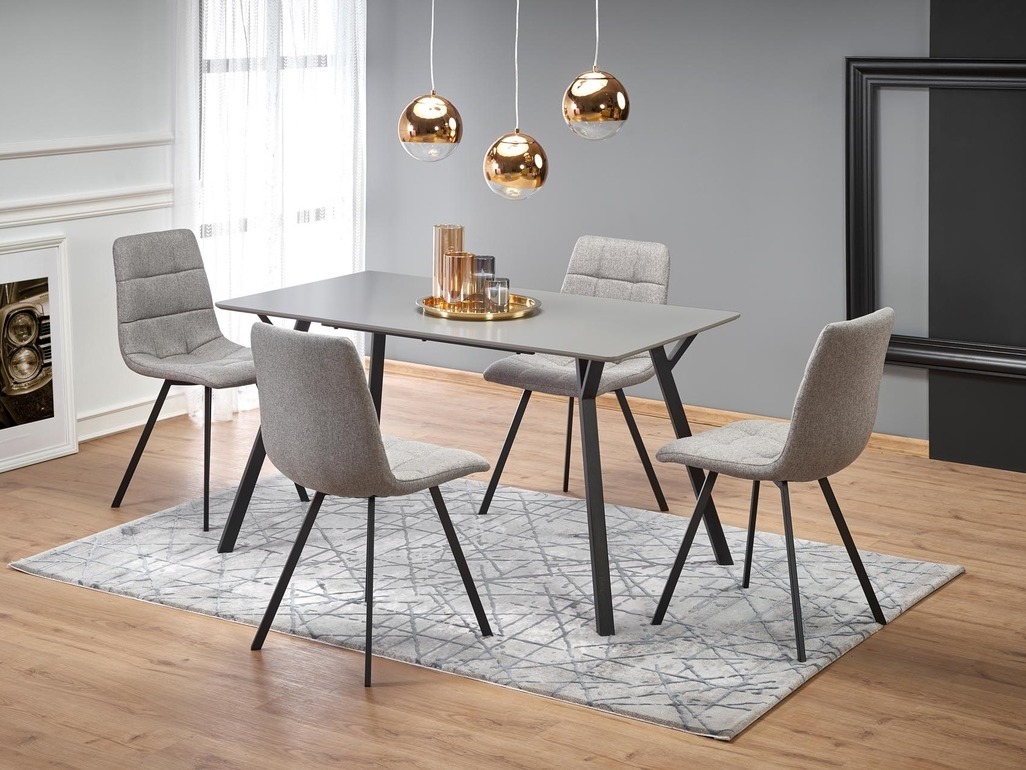 Stolica Houston 899 (Sivo + Crno)