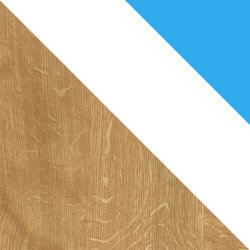 Ormar Tolfere 103 (Svetli javor + Belo + Tirkizna)