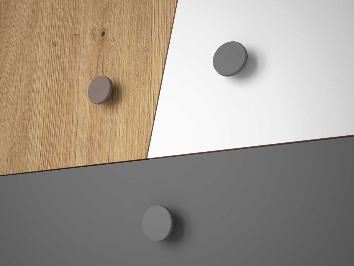 Komoda Almira 105 (Zanatski hrast + Belo)