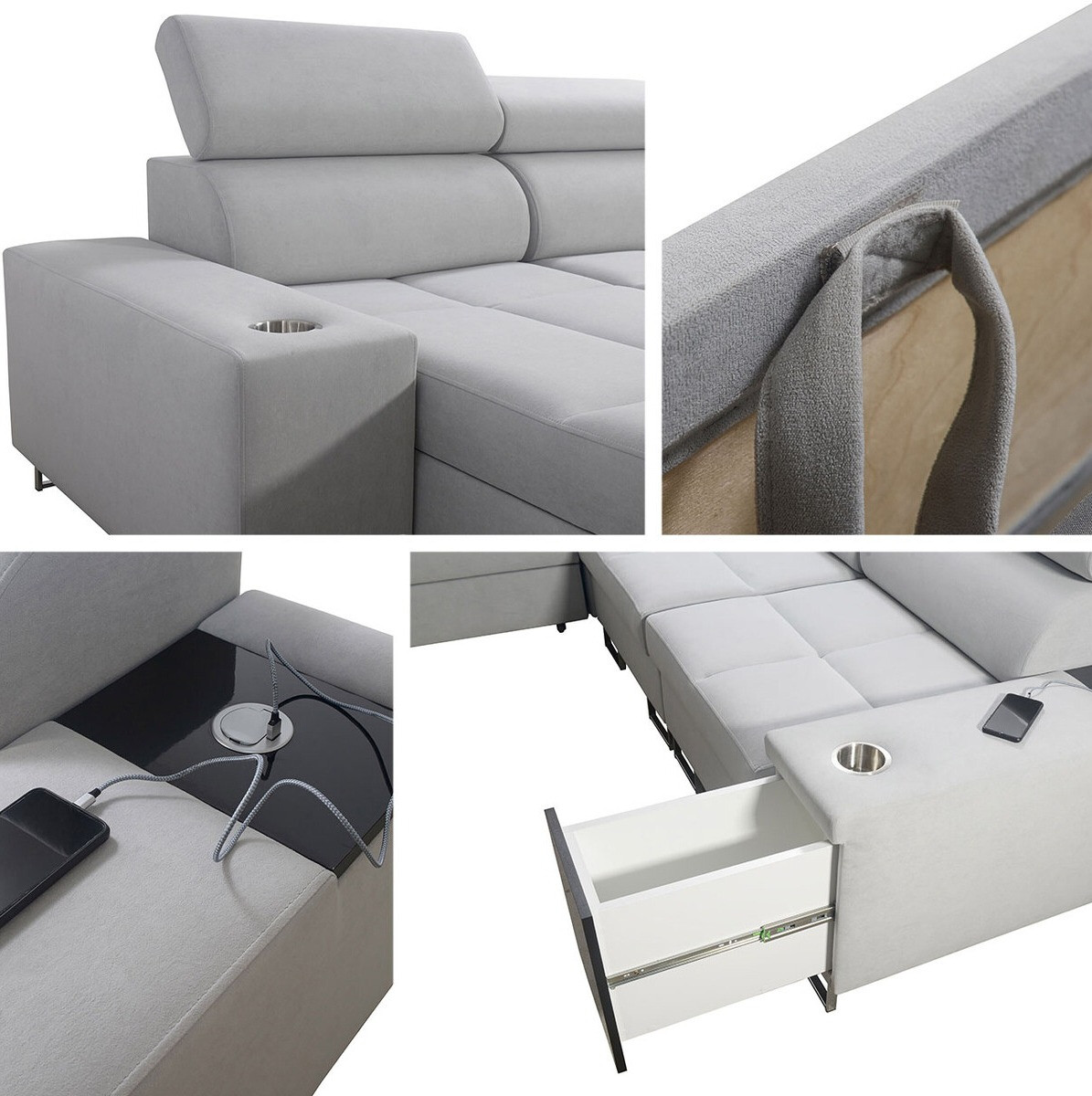 Ugaona sofa Pearland 116 (Levo)