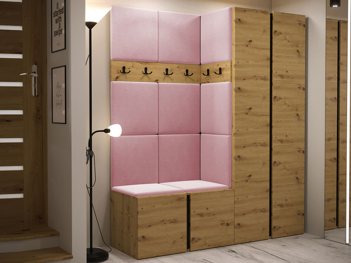 Set za hodnik Hartford 266 (Zanatski hrast)