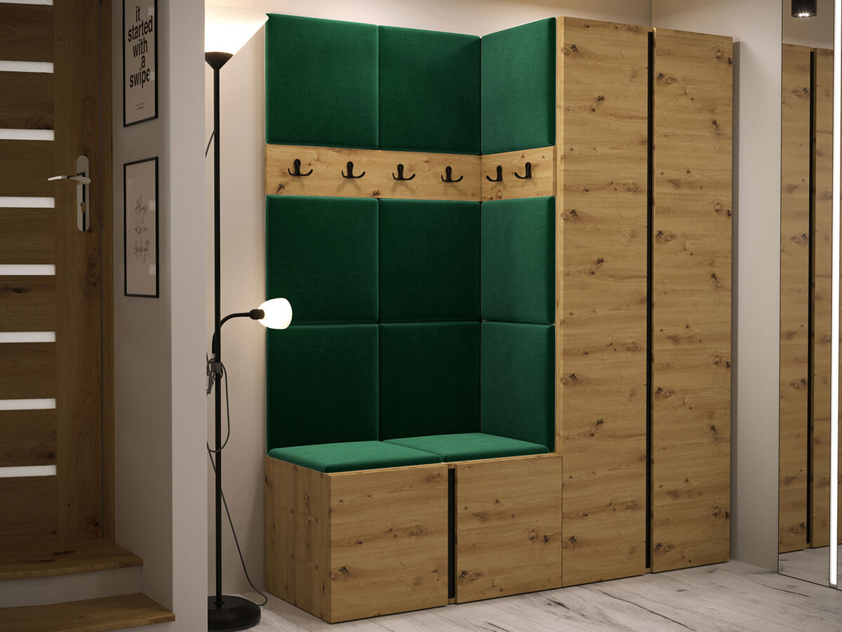 Set za hodnik Hartford 266 (Zanatski hrast)