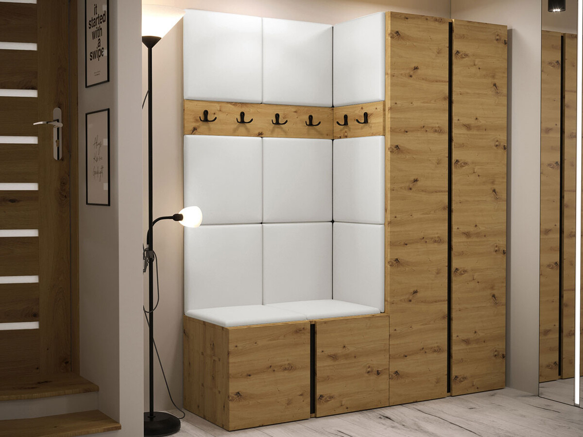 Set za hodnik Hartford 266 (Zanatski hrast)