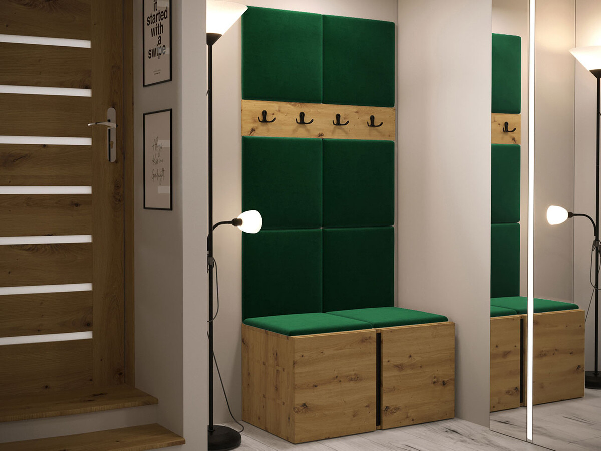 Set za hodnik Hartford 267 (Zanatski hrast)