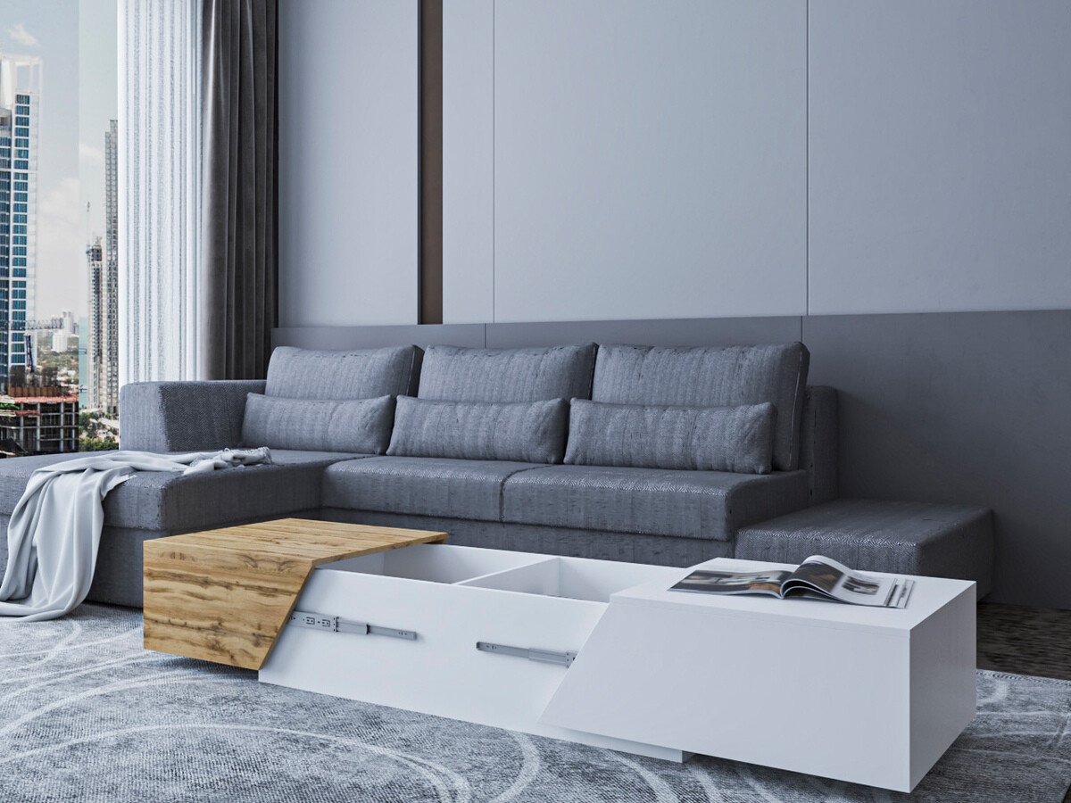 Stočić za kafu Comfivo Daldune 102 (Antricit (ugalj) + Вотан храст)