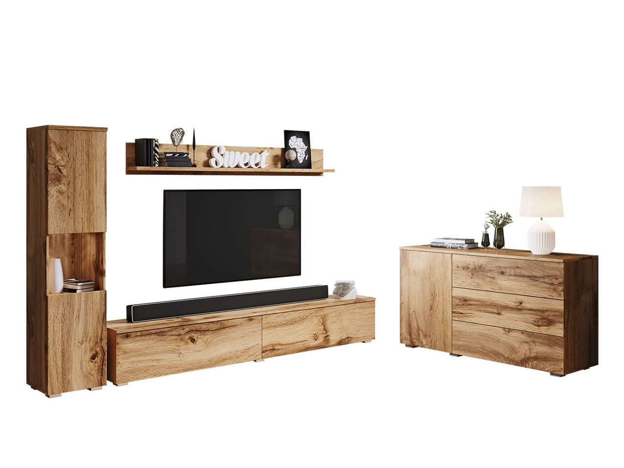 Set za dnevnu sobu Sarasota 132 (Hrast Votan)