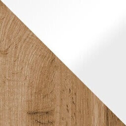 Set za dnevnu sobu Sarasota 132 (Вотан храст + Sjajno belo)