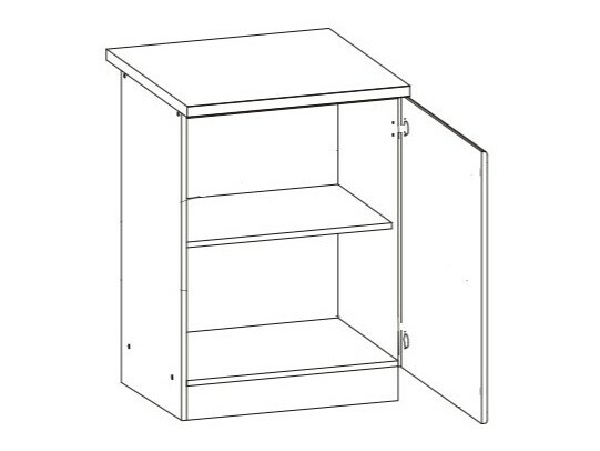 Modularni ormar sa vratima Eli Light 100