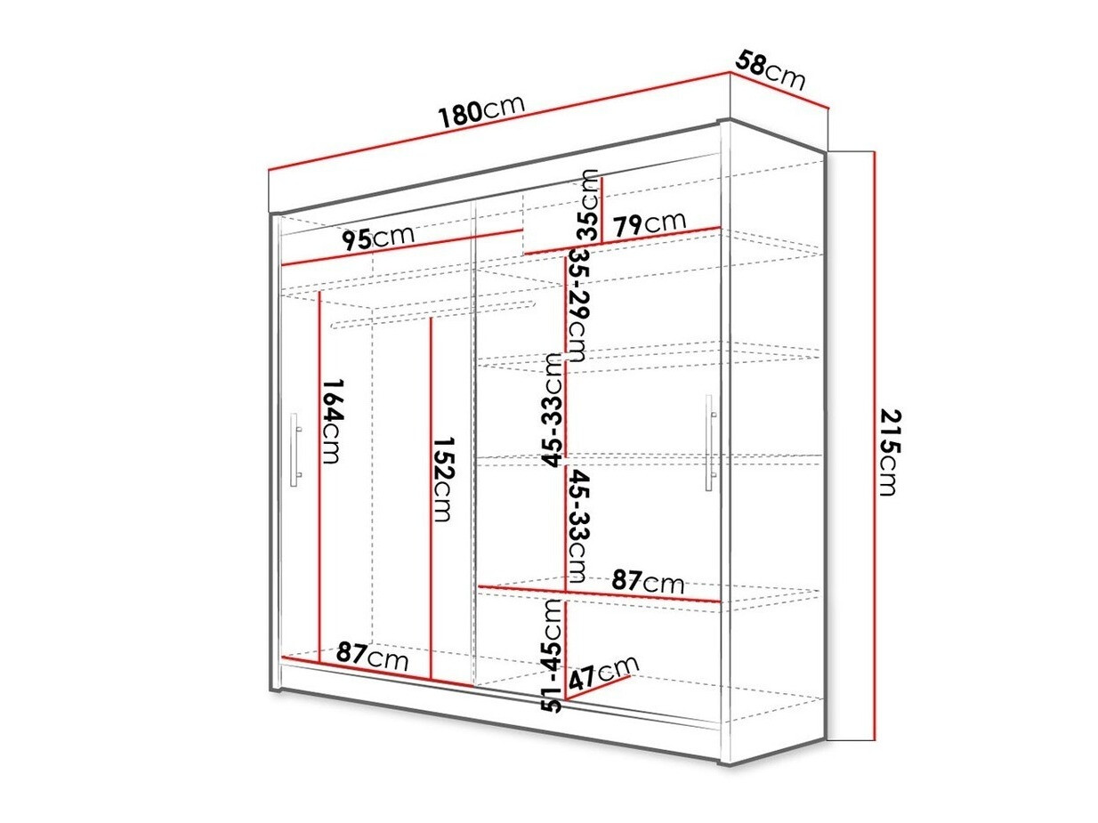 Ormar Closico 100 (Crno)