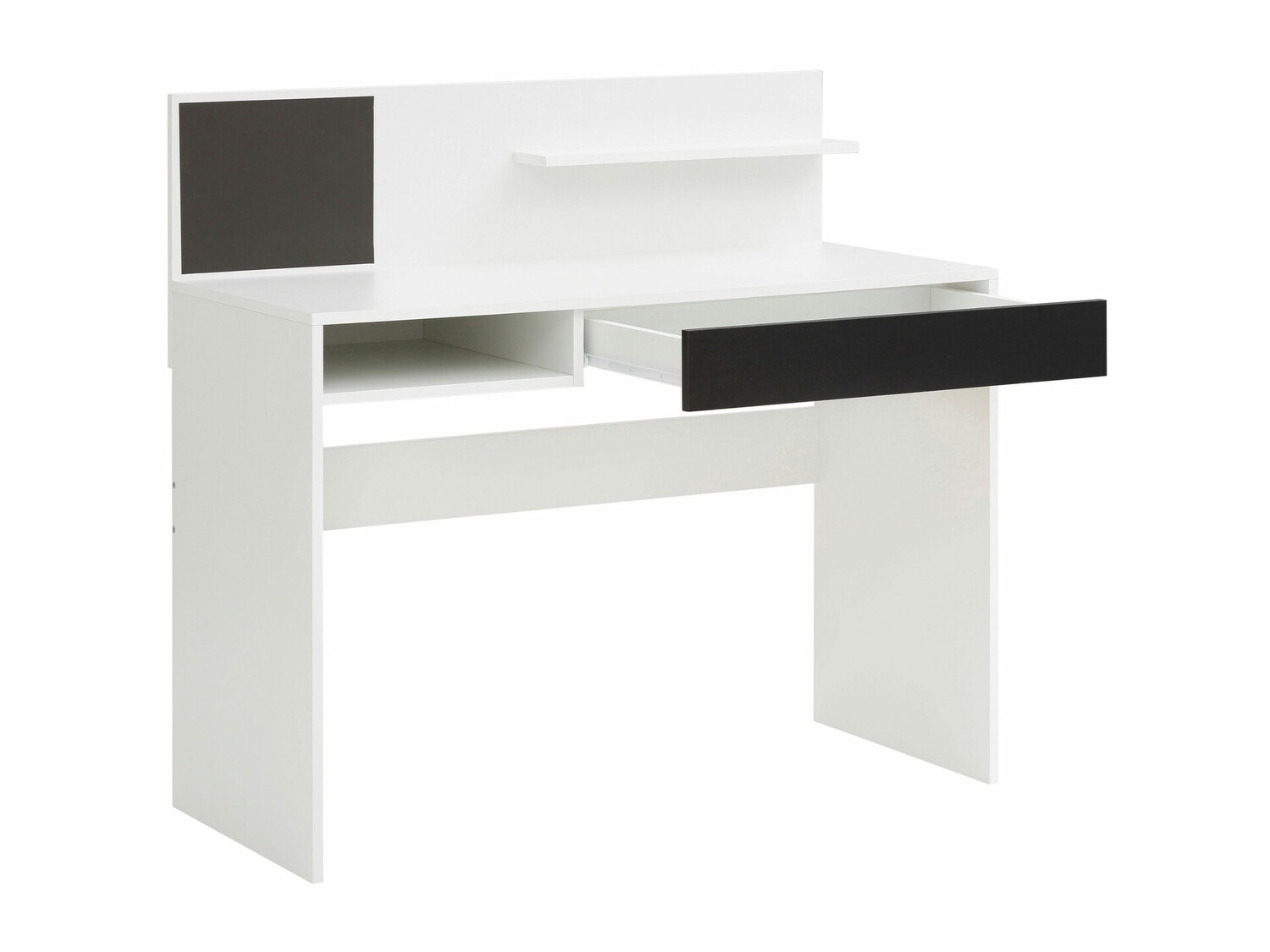 Kancelarijski sto Denton 301 (Belo + Crno)