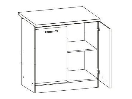 Modularni ormar sa vratima Eli Light 106