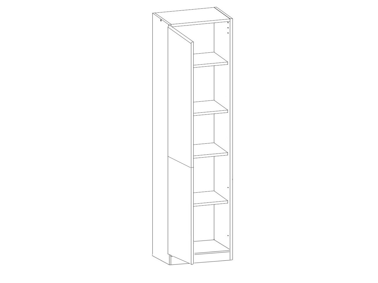 Modularni ormar sa vratima Eli Light 109