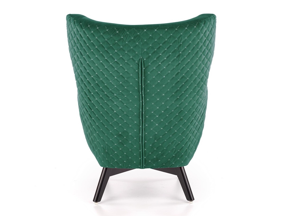 Fotelja Houston 836 (Tamno zelena + Crno)