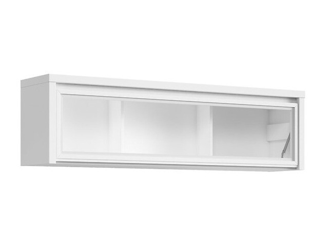 Zidna polica Nolroma 136 (Belo + Mat belo)