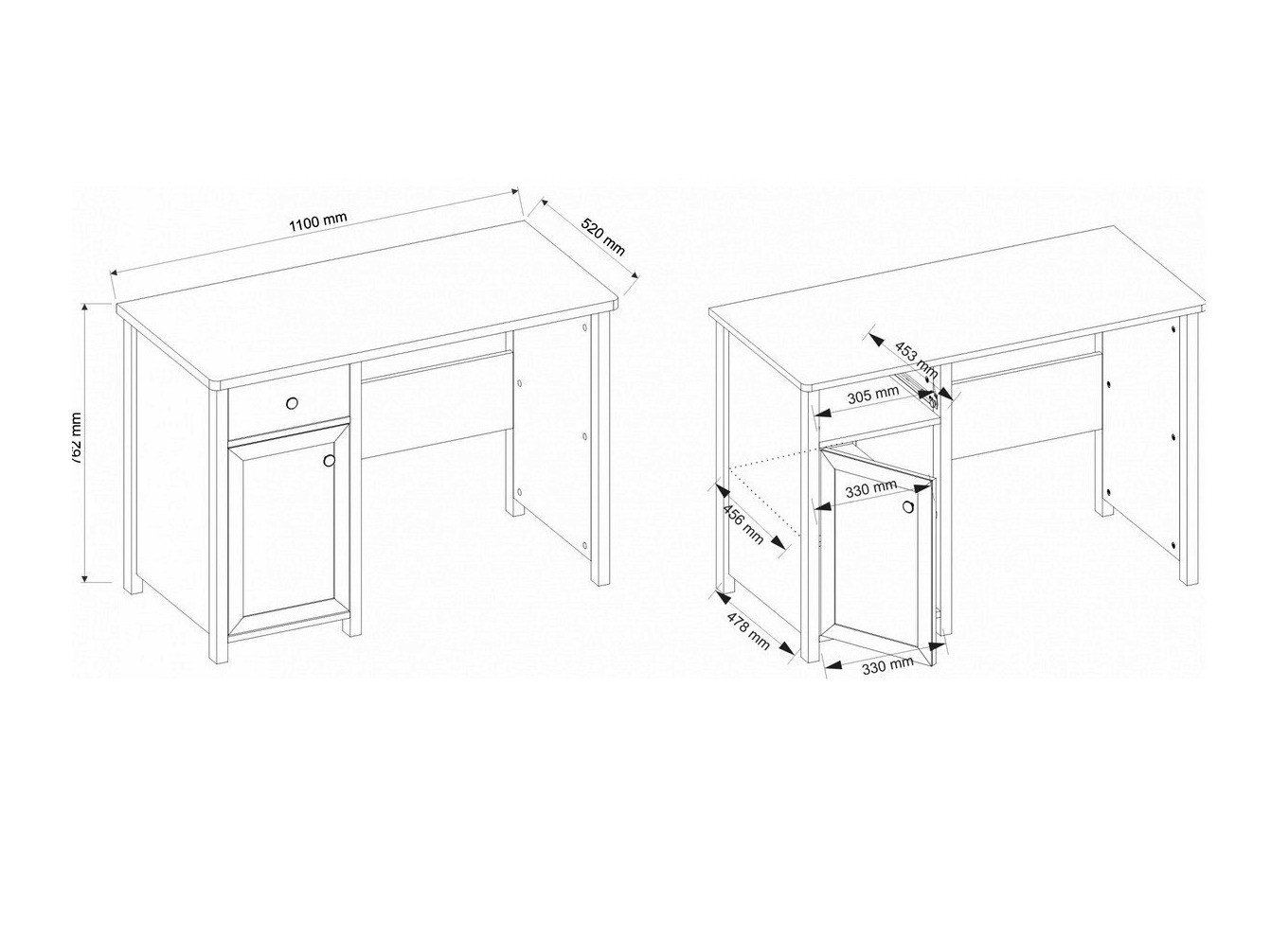 Toaletni sto Romelbo 123