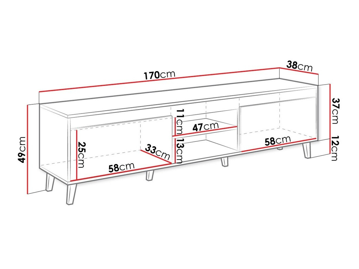 TV komoda Melevara 103