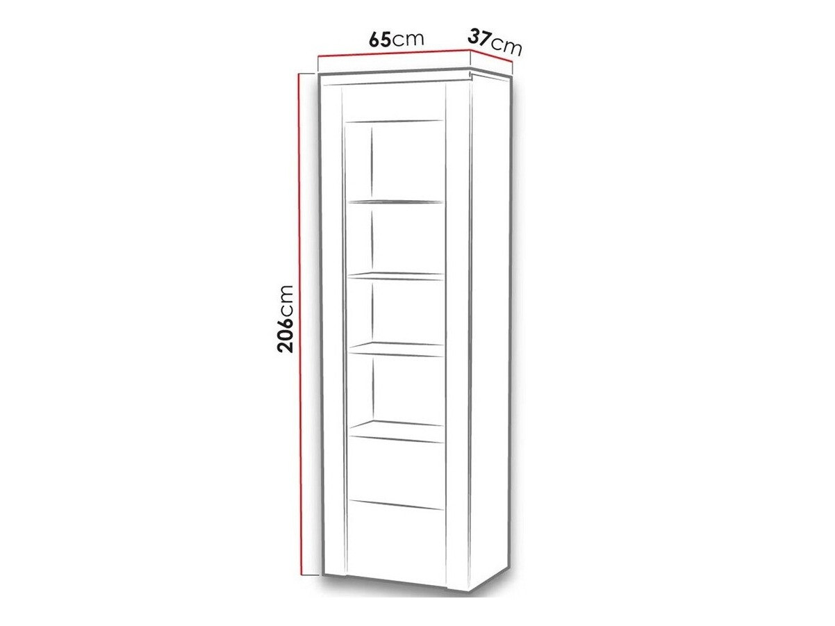 Polica Salelbo 102 (Riviera hrast)