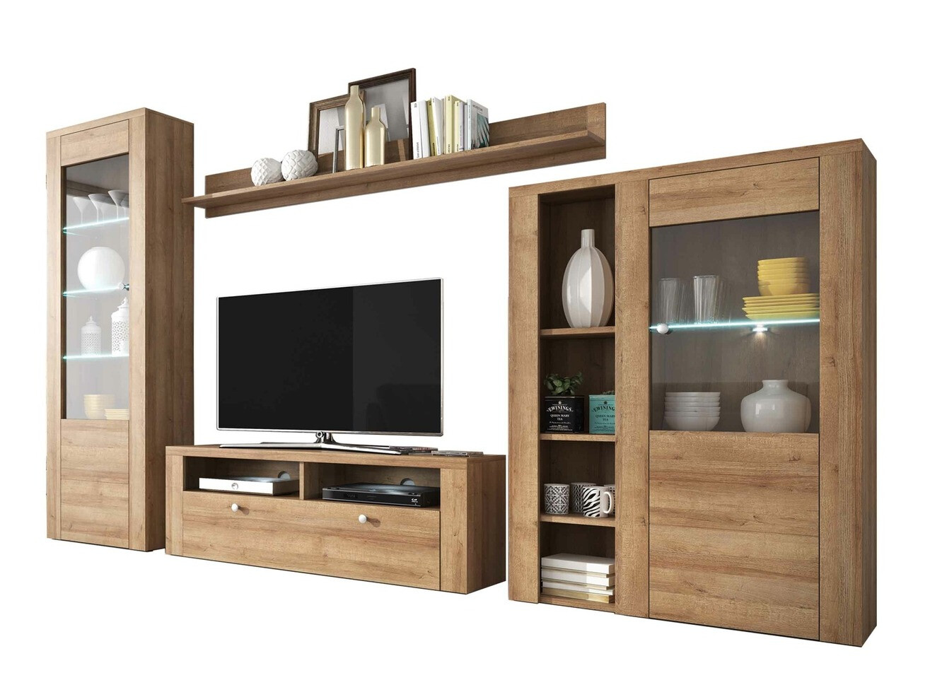 Set za dnevnu sobu Salelbo 100 (Rivera hrast)