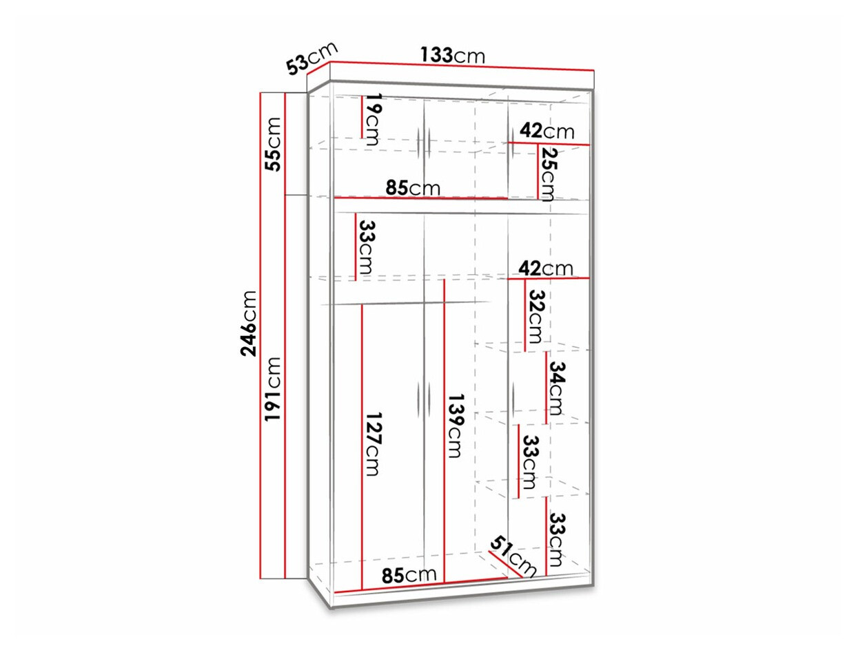 Ormar Novduni 104 (Храст лефкас)