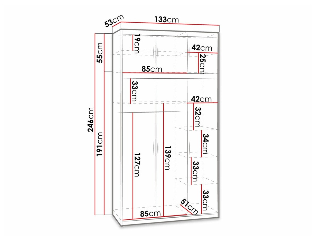 Ormar Novduni 105 (Belo)
