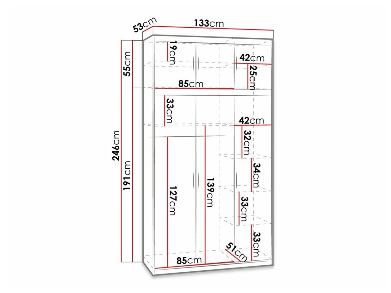 Ormar Novduni 105 (Sonoma hrast)