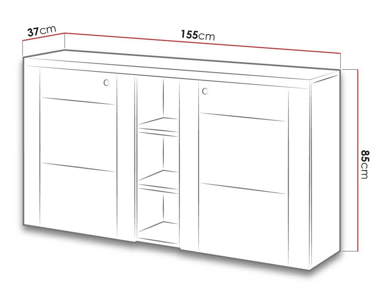 Ormarić Salelbo 106 (Orah)