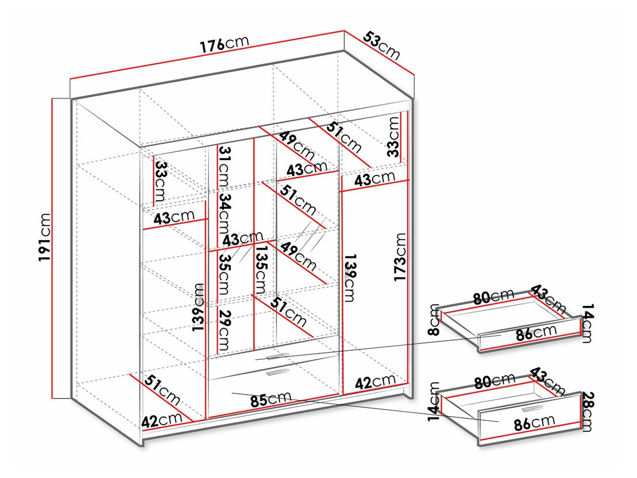Ormar Novduni 108 (Belo)