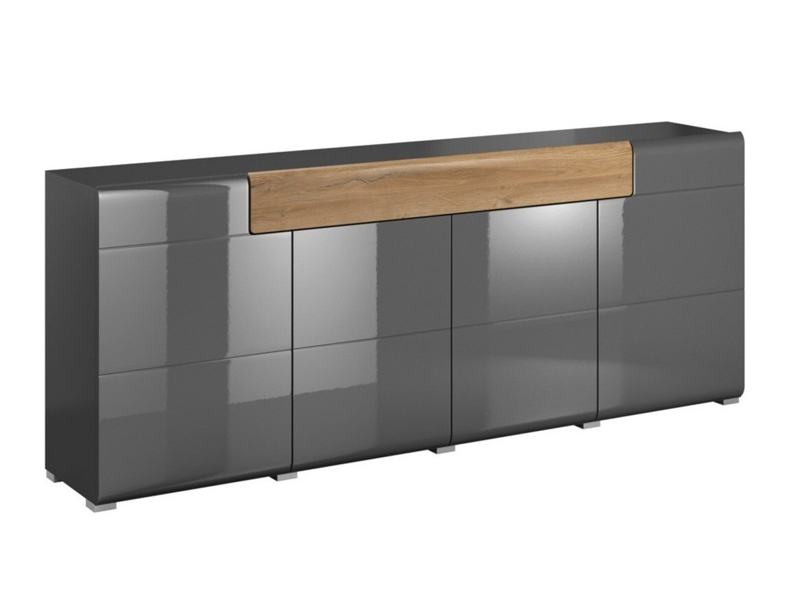 Komoda Torsone 102 (Antracit + Gloss antracit + Grandson hrast)