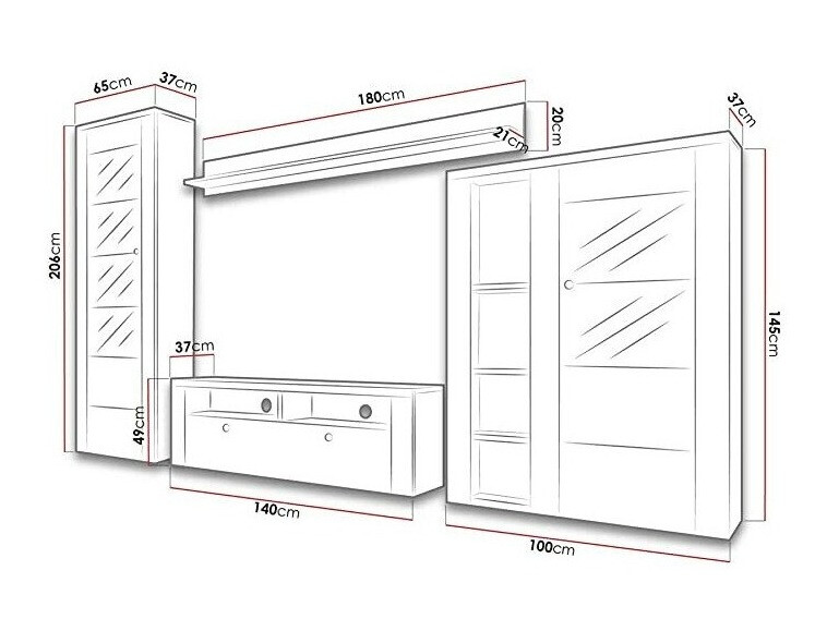 Set za dnevnu sobu Salelbo 118