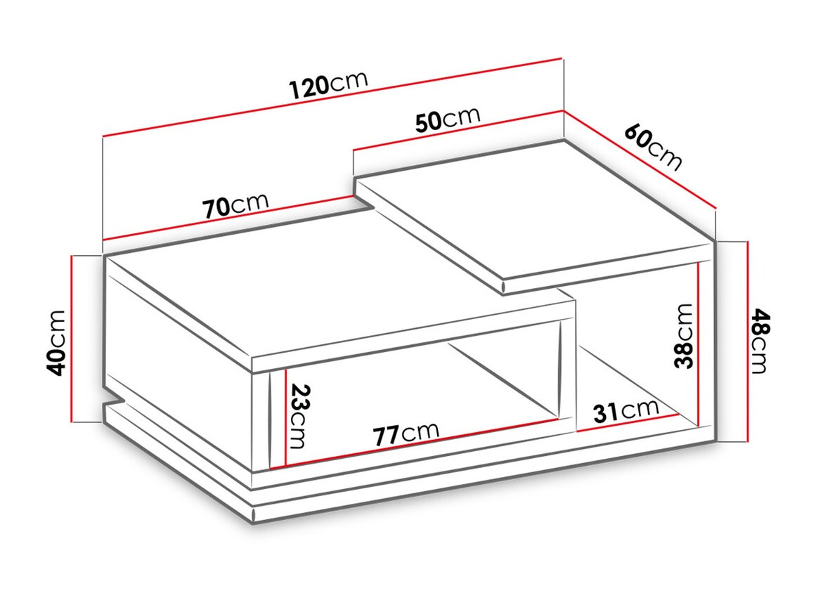 Stočić za kafu Lutiva 104 (Mat crna)