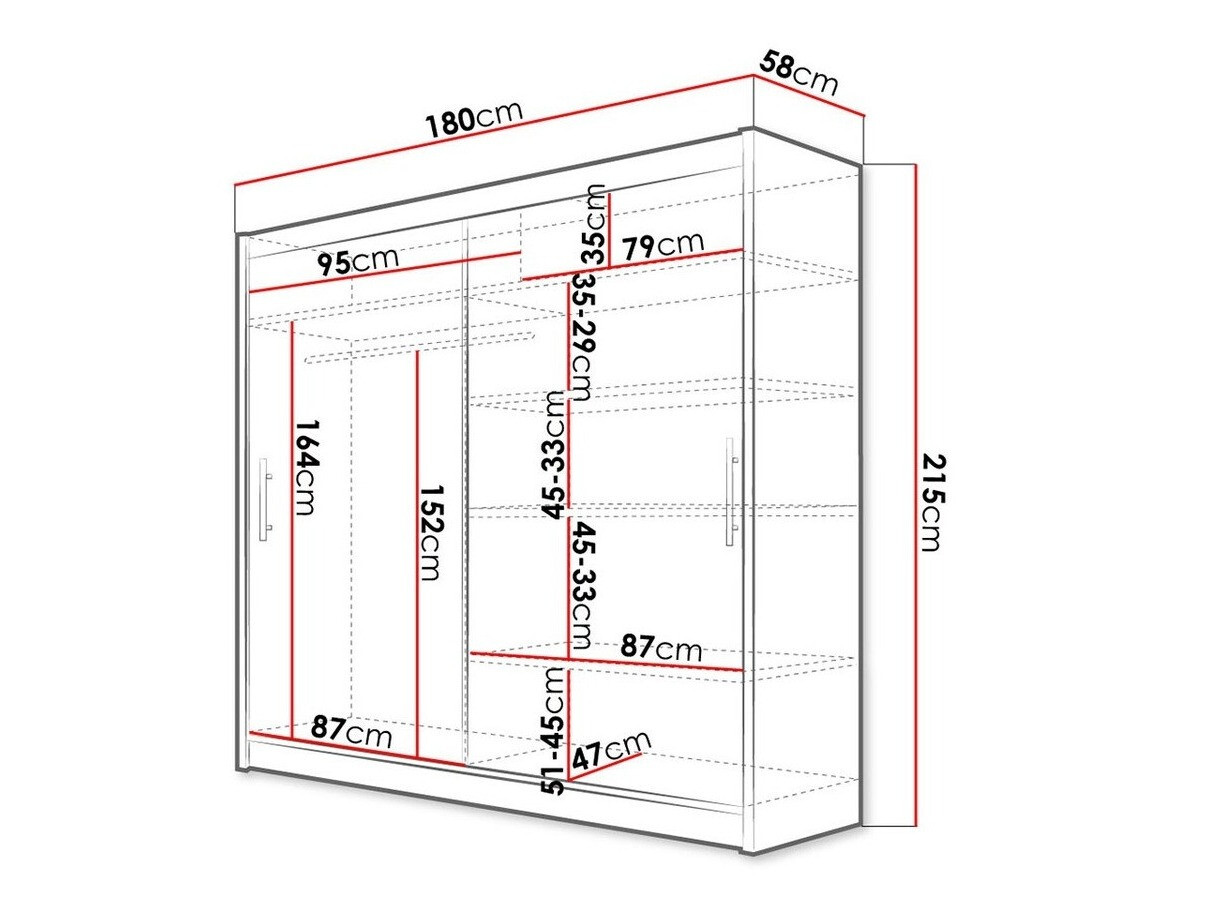 Ormar Closico 100 (Crno)