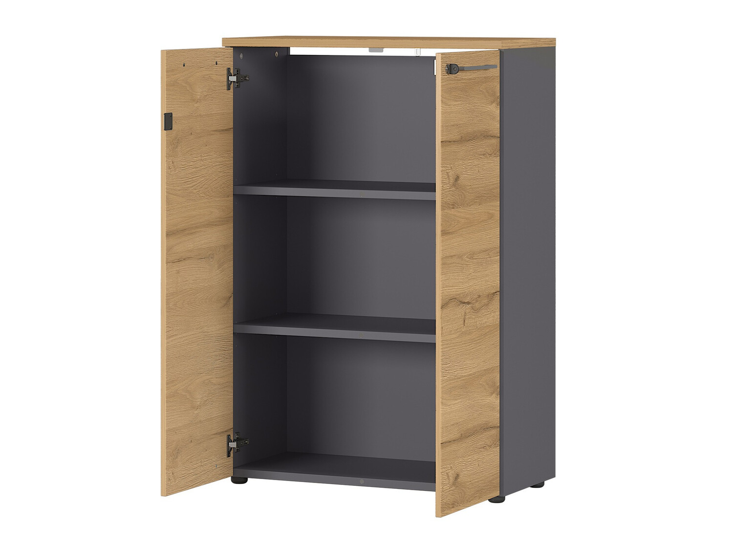 Ormarić Eliromo 102 (Grafit + Grandson hrast)