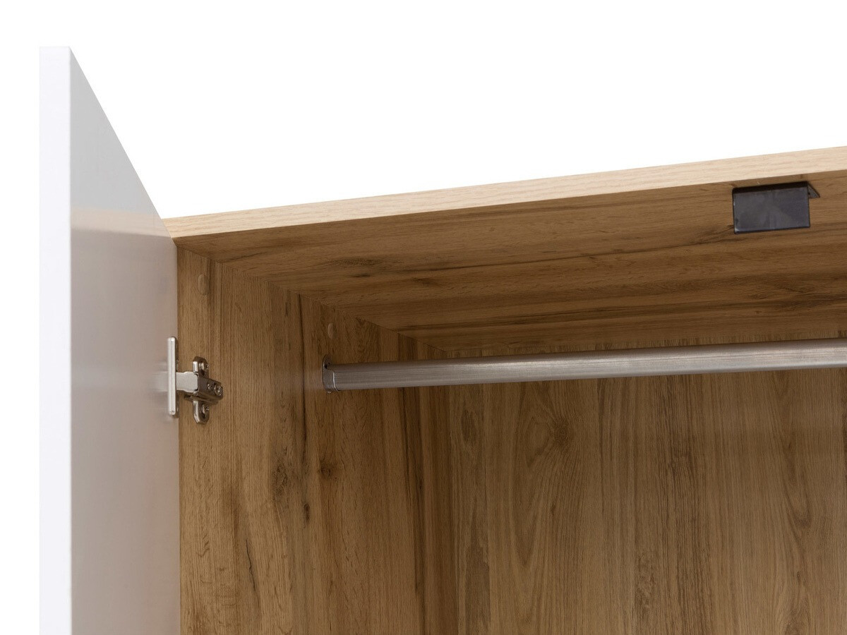 Ormar Tivetra 111 (Hrast Votan + Sjajno belo)