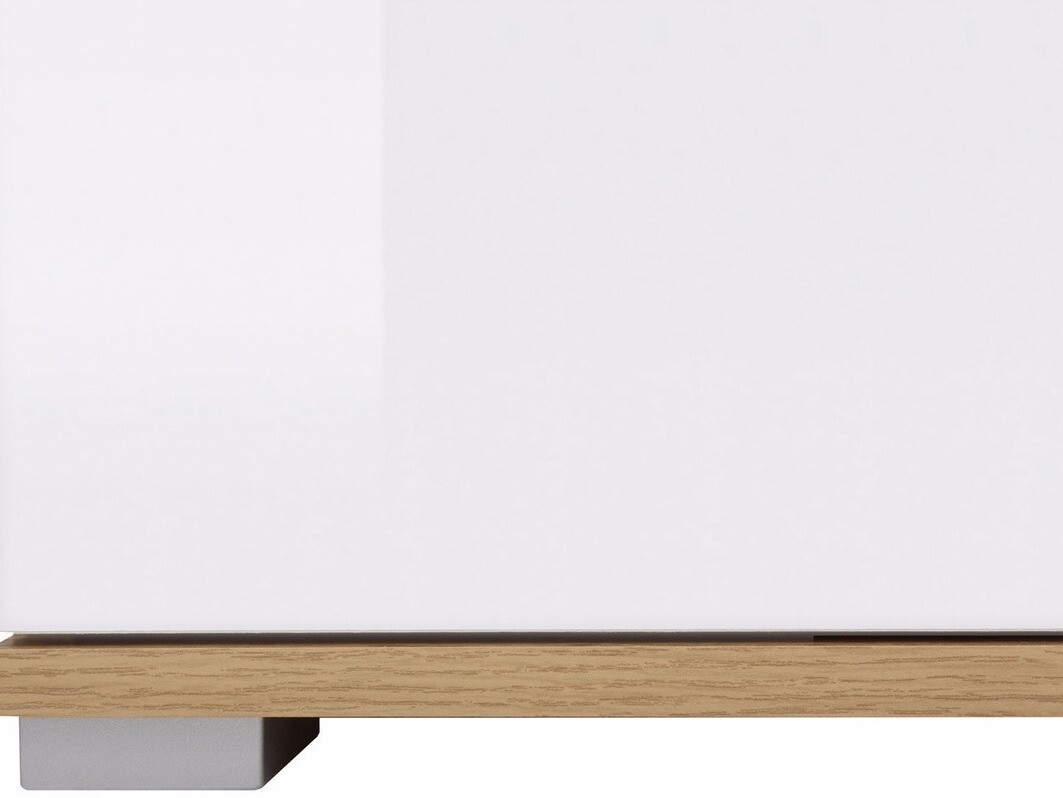 Ormar Tivetra 111 (Вотан храст + Sjajno belo)