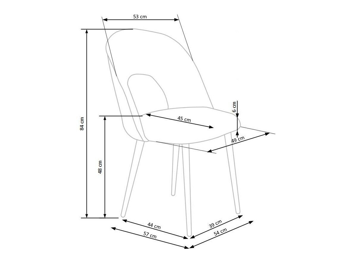Stolica Houston 960 (Sivo + Crno)