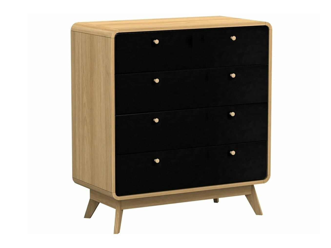 Komoda Elbtena 112 (Hrast + Crno)