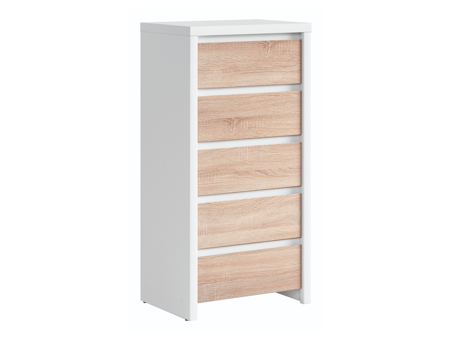 Komoda Nolroma 106 (Belo + Sonoma hrast)