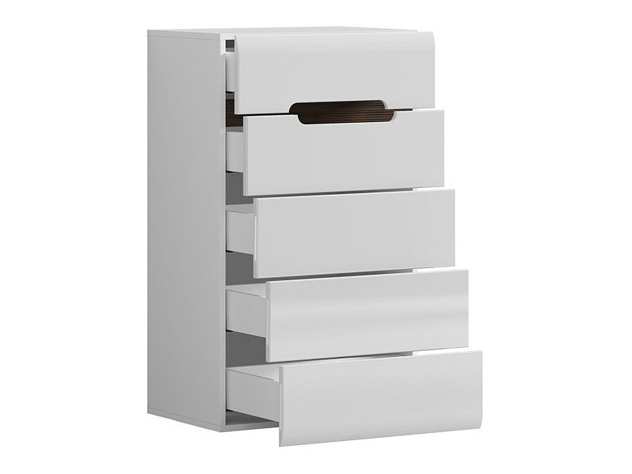 Komoda Serveso 103 (Belo + Sjajno belo)