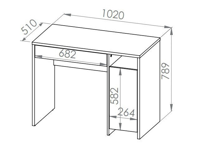 Kancelarijski sto Madison 134